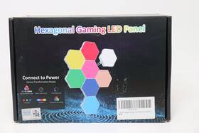 Inova 737547590489 8pcs Hexagon Wall Light Led Panel Smart App Rgb Gaming Music Sync Lamps