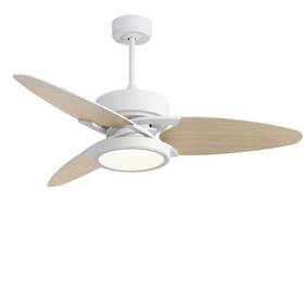 D0102hqmkdu Inq Boutique 52-inch Smart Led Ceiling Fan For Indoor Use With Remote Control White
