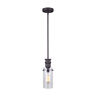 Ipl679a01orb Canarm Albany One Light Rod Pendant Clear Glass 062345400655