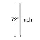 Dr72wi Iron Carlo Weathered 72- Downrod Monte