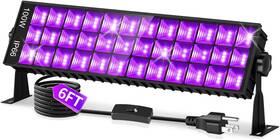 B09mq5l14x Isuerfy 100w Black Light Bar Ip66 Waterproof Led Blacklight With Plug Switch 6ft Cord