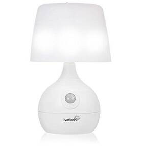 Ivamslp05 Ivation 12-led Battery Operated Motion Sensing Table Lamp With Dual Color Range