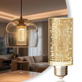 C-qp11402de26 Jandcase Led Bulb 5w 3000k 500lm Dimmable E26 Acrylic Bubble With Cerami