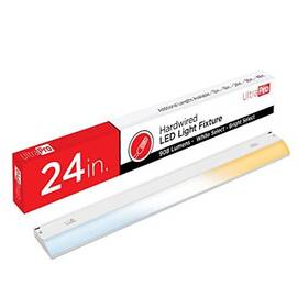 Jasco Products Company Llc 030878453684 24 Inch Hardwired Under Cabinet Lights 3 Color Settings - 2700k/4000k/5000k