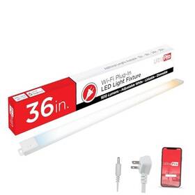 Jasco Products Company Llc 030878652667 Plug-in Wi-fi Under Cabinet Lights 36 Inch Dimmable With Adjustable White