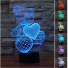 Jat541556 Unbranded Heart Bear 3d
