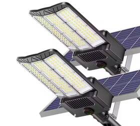 Hdssz3000-2 Jazava 600-watt Equivalent 600000 Lumens 240% Black Motion Sensing Area Light 2-pack