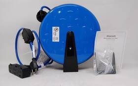 Hcrc30j Jewenwils Retractable Cord Reel 30ft 3-outlet Auto Retract