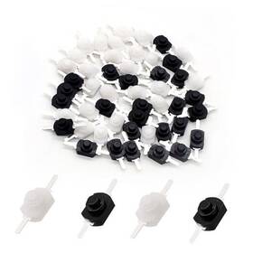 Jf-0012-1 Jianfeng Store 50pcs Self-lock Micro Push Button Switch Latching Mini On/off Dc 30v