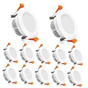 Ls8-td-wmtd-3w-dw-12p Jiasi 2 Inch Led Downlight Recessed Lighting Dimmable White/12 Pack Daylight White