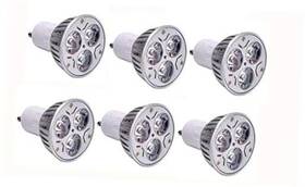 3wgu10-yz Jklcom Gu10 Led Light Bulbs 6 Pack 3w Bulb Warm White Spot