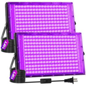 B0d92hvf46 Jngmair 200w 2 Pack Black Light Ip66 Waterproof Switch Plug 10ft Cord Outdoor