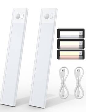 Joyzy 4509 2 Pack 66 Led Motion Sensor Closet 9.2ftft-2pack 3 White Temperature