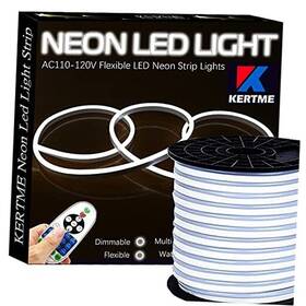 Led-w-5m Kertme Neon Led Type Ac 110-120v Light Strip 16.4 Ft White Led-w-5m Kertme Neon Led Type Ac 110-120v Light Strip 16.4 Ft White