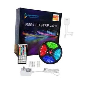 Kingstar 195893280315 Rgb Smart Led Lights Kit - 16.4ft Wifi Controlled Remote Included Tuya App