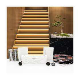 Kmg-3233-3k-16 Komigan Motion Sensor With Daylight Led Stair Lighting Kit Kmg-3233 40 Inches