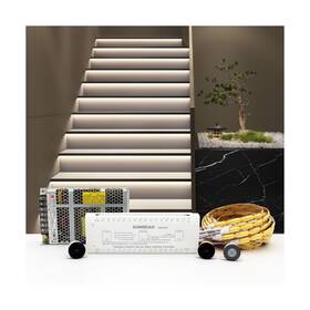 Kmg-3233-cw-12 Komigan Intelligent Motion Triggered Led Stair Lighting Kit Kmg-3233 40 Inches Long