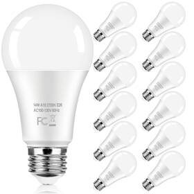 A19-14-27 Kondras A19-14-27/b1bf/14/7j 12-pack A19 Led Light Bulb 100 Watt Equivalent 14w 1600lm Non-dimm... Fast Ship
