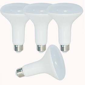 Laisha096 Laisha Trade Co. Ltd. Pack Br30 Led Flood Bulb 2700k Soft White Glow 15w 100w Equivalent 4
