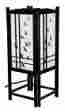319335 Lamp-18cranes-black Oriental Furniture 18 In High Traditional Wooden Lattice Crane Shoji Lamp Id