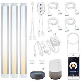 Yf-p-ca-04 Lampaous Smart Under Cabinet Lights Work With Alexa Echo Google Siri Led Light For