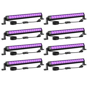 Lamvip B0cqp3th94 8pcs 42w Led Black Light Bar Blacklight Bars Lights Plug 5ft Cord