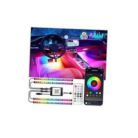 Dcjd2 Latamil Rgb-ic Car Led Interior Strip Lights With Remote Control Dream Color App