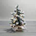 Lc004144 Lamplust Flocked Christmas Tree With Warm White Leds 814911026529