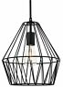 Ld4008d11bk Elegant Lighting Black Candor Single Light Cage Pendant 842814161504