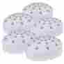 47235505504 Led50hbamp Amerelle Amertac Led Accent Puck Lighting Kit With 5 Lamps White