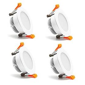 Ledlampsworld 713440919404 2.5 Inch Dimmable Led Recessed Lighting 5w 4pack 3000k Warm White