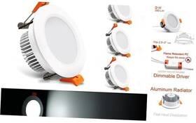 Llwdxp-dw5wd-110-4p Ledlampsworld 2.5 Inch Dimmable Led Recessed Lighting 5w 4pack 6000k Daylight White