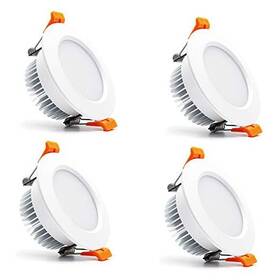 Llwdxp-dw7wd-110-4p Ledlampsworld 3 Inch Dimmable Led Recessed Lighting 7w Retrofit Downlight 6000k Daylight