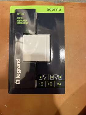 Astp1532w4 Legrand Astprf2 Adorne Softap 15amp Switch. White