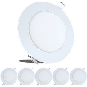 Leisure Led 630991279897 Leisureled 5 Pack Rv Boat Recessed Ceiling 4.75 Inch Neutral / Natural White