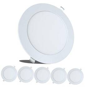 Leisureled 630991279941 5 Pack Rv Boat Recessed Ceiling Light 720 Lumen Super Warm White