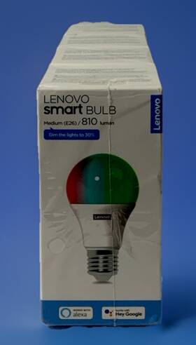 Se-241dc Lenovo 4 Pack Smart Light Bulb Medium 810 Lumen White Voice Control E26 A19