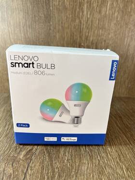 Zg38c03841 Lenovo Smart Bulb - Medium E26 806 Lumen Rgb Works With Alexa Google Assistant
