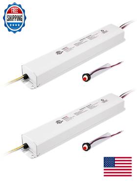 B088t5kknw Leonlite 8.5w Led Emergency Driver 120v-277vac Backup Battery 2-pack