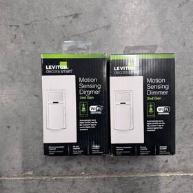 D2msd-1rw Leviton Decora Smart Wi-fi Motion Sensing Dimmer Alexa Compatible Lot Of 2