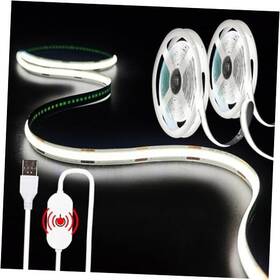 X2-5v Lfkj 706511824226 2pack Usb Led Light Strip 6000k Cob Lights 3.28ft White