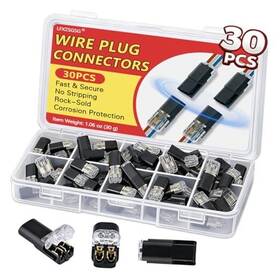Lfxzsgsg Lfxzsgsg-ljq-15 30pcs Standard Quick Connect Wire Connectors No Standard/30 Pcs 18-22awg