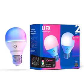 Lifx 313043050001 Color A19 800 Lumens Billions Of Colors And Whites Wi-fi Smart Led Light