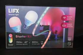 Lifx 347403004282 Starter Kit 2 X Color 800lm E26 Bulbs And Lightstrip 40 Inch