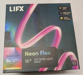 6589 Lifx 16 Ft. Smart Multi-color Rgbw Wi-fi Plug-in Neon Flex Integrated Led Strip