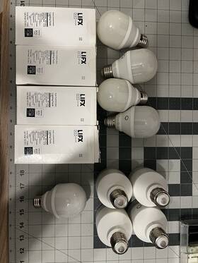 Hb2l3a19lc08e26us Lifx Lot Of 13 Smart Light Bulbs 12 Color 1 White