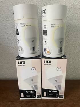 L3a19lw06e26us Lifx 4 E26 Smart Bulb Led Dimmable White 2700k 650 Lumens Alexa Google Homekit