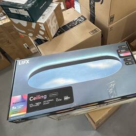 L3cloud9000u Lifx Supercolor 26x13in Black Led Surface Mount Smart Wi-fi Ceiling Light L3cloud9000u Lifx Supercolor 26x13in Black Led Surface Mount Smart Wi-fi Ceiling Light