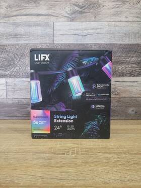 Ls24a Lifx String Light Extension Only 12 Led Lights 24 Feet Supercolor