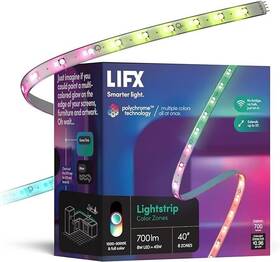 Lz3sk2mus Lifx Smart 40 Inch And 80 Lightstrip 16 Color Zones - Combo Offer Qty 3